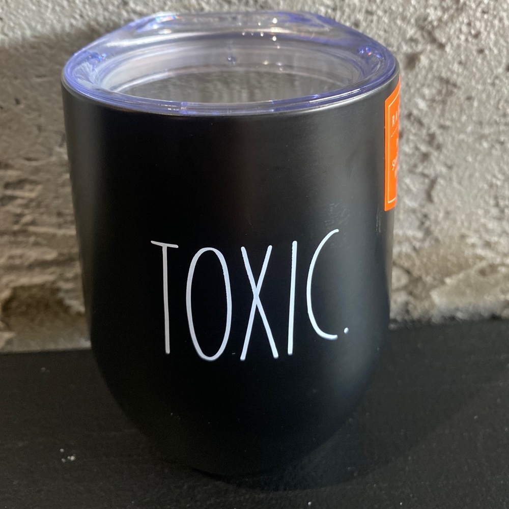 Rae Dunn TOXIC Insulated Wine Glass 12oz